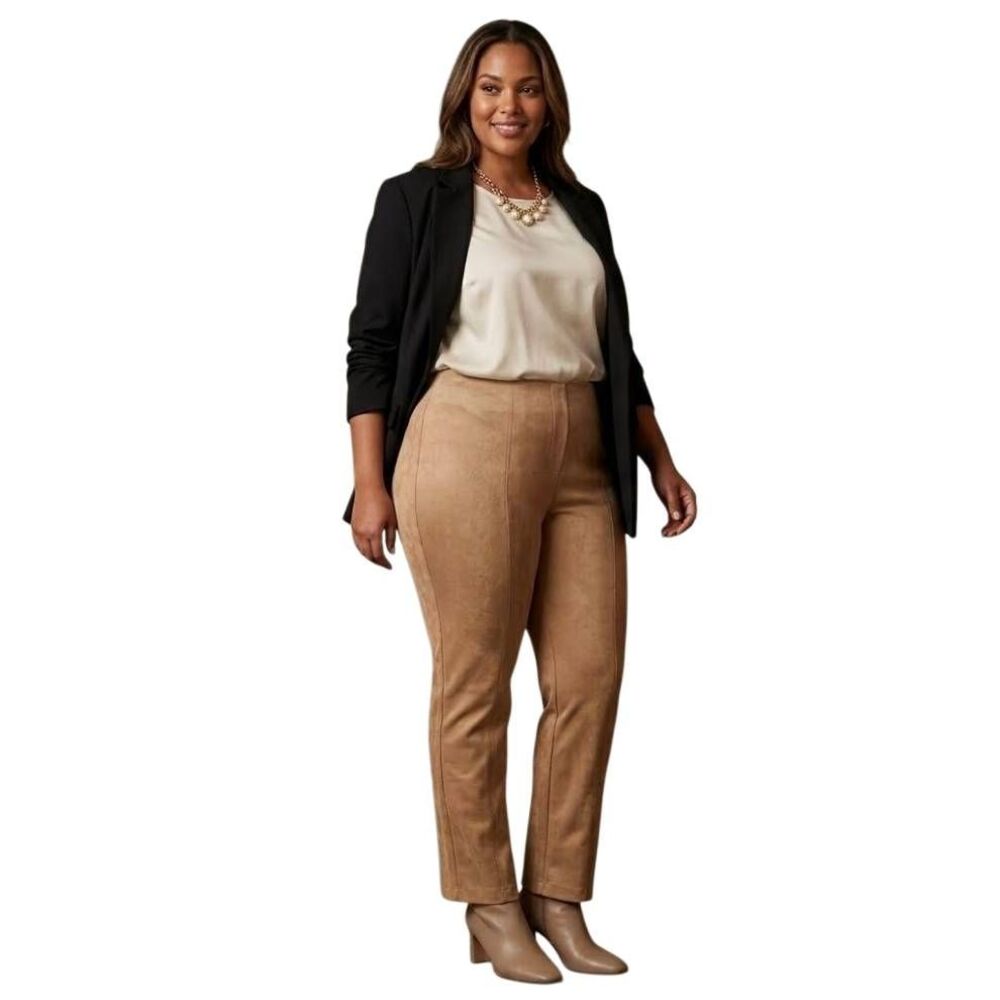 Lane Bryant Ponte Collection Mid-Rise Straight Pants NWT Size 28